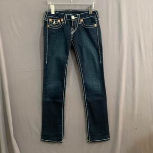 25인치 트루릴리전 빌리 빅7 워싱 스판 데님 청바지