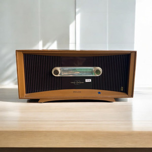 필코 진공관 트윈스피커 라디오