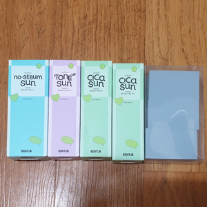 에딧비 시카 겔 에센스 시카 톤업 선세럼 선크림