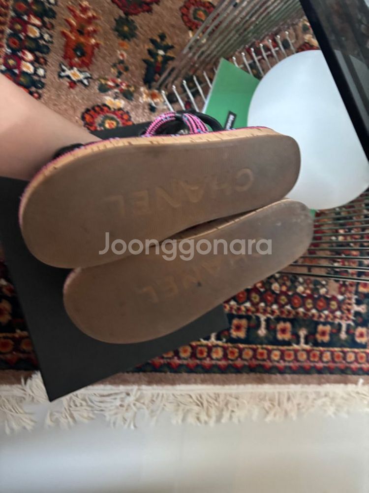 정품 샤넬 샌들 37사이즈--4