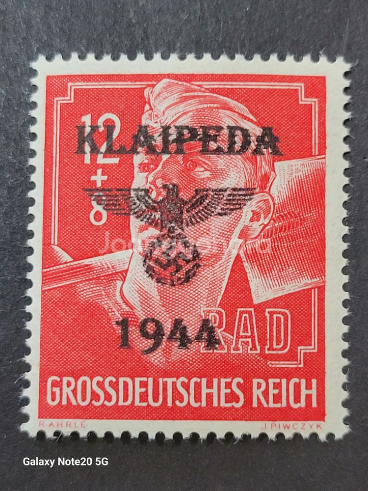 (독일우표) 1944년 독일 제2차세계대전 선전 오버프--0