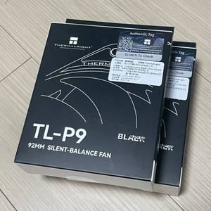 thermalright tl p9 90mm 쿨링팬 2개