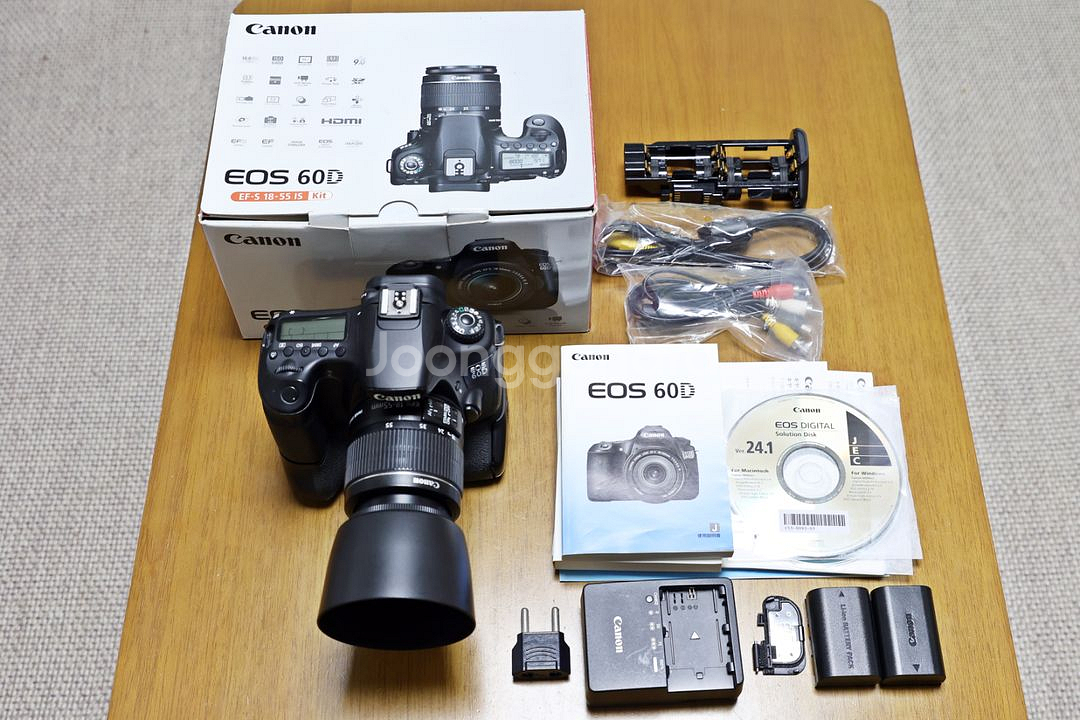 캐논 60D (내수) 풀박+세로그립--0