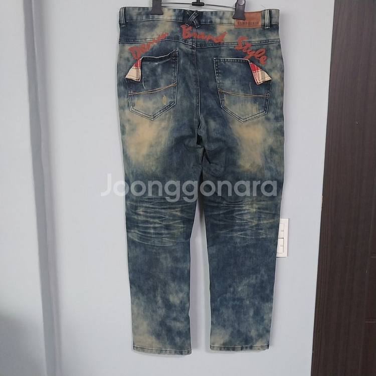 스판 청바지 남자33 인치--0