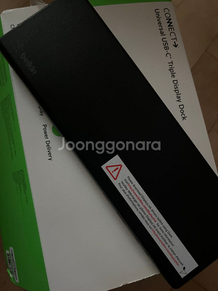 벨킨 유니버셜 USB-C 트리플 디스플레이 독 판매합니--0