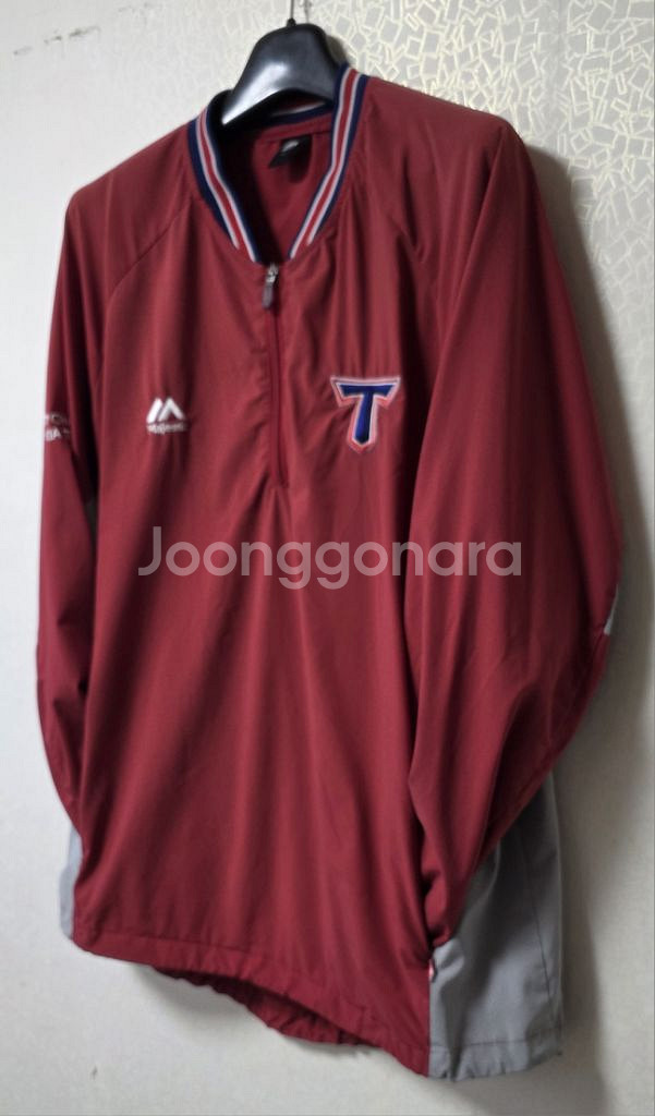 마제스틱 기아 타이거즈 아노락 바람막이 115(2XL)--1