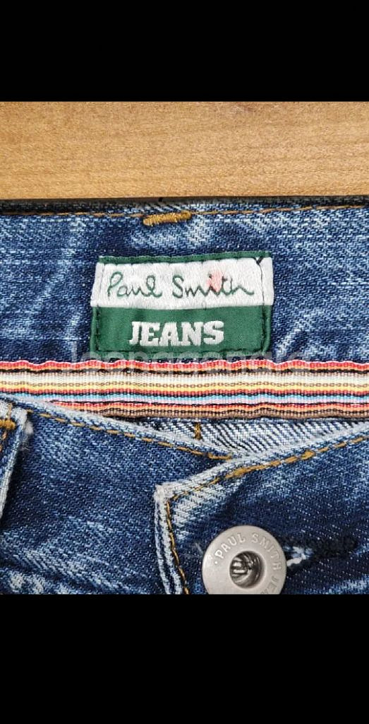 (30)폴스미스 청바지 중청 루즈핏 데님팬츠 버튼플라이--2