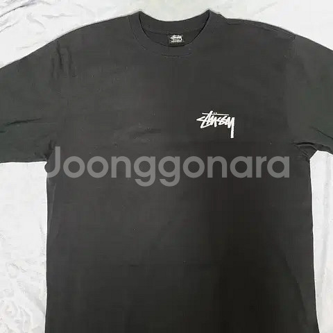 스투시 퍼지 다이스 티셔츠 블랙 L--0