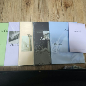 세븐틴 An ode 노트+연필 세트 일관판매합니다.