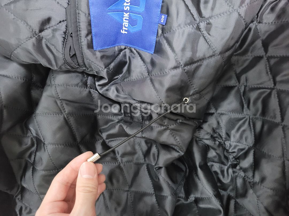 프랭크스톤 모직코트 롱코트 반코트 후드코트 후드집업--6
