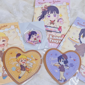 귀멸의 칼날 화이트데이 아크릴엽서 카나오 젠이츠 이구로