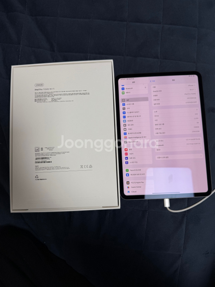 아이패드11프로 M4 256 wifi 상태최강--8
