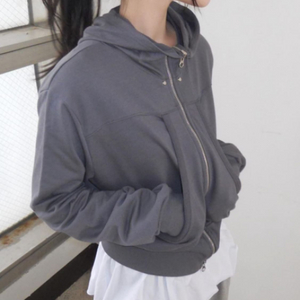 젤레나 스터드 후드집업