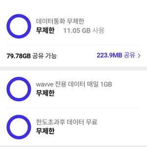 skt 데이터 2기가 다해서 2000원에 팔아요!!!