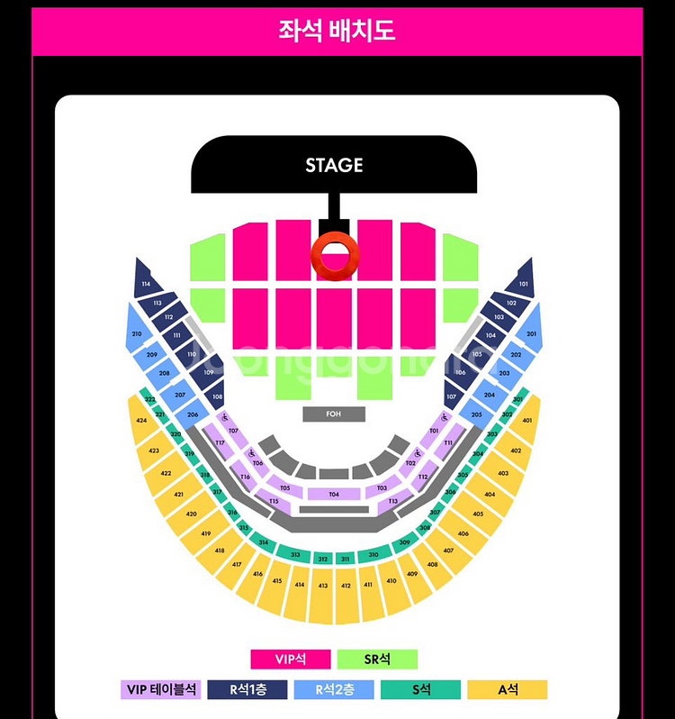 이세계아이돌 이세돌 VIP D구역 돌출4열 양도--0