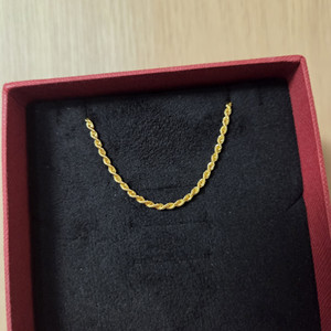 (오늘만이가격)14k 이태리로프 체인 팔찌 17cm