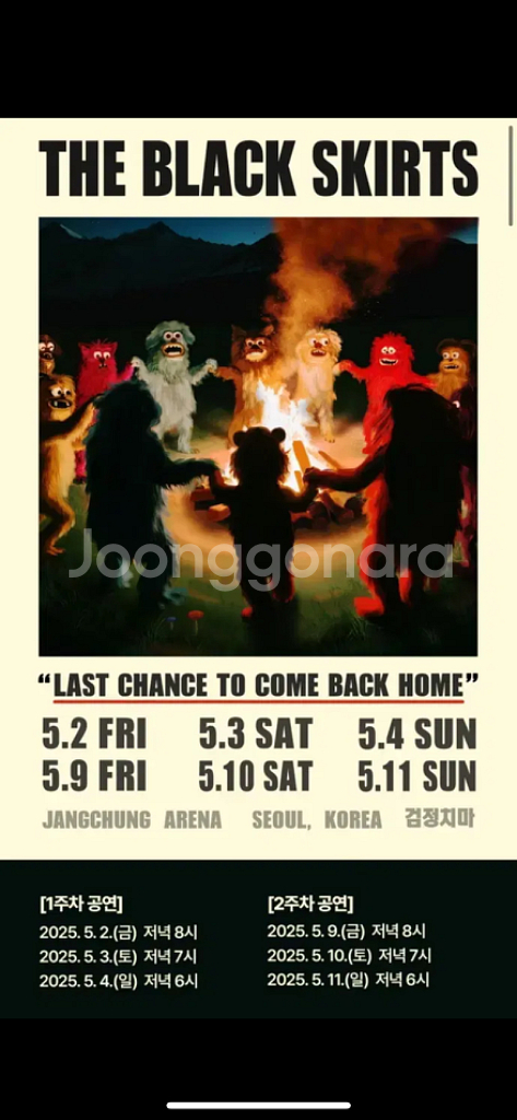 검정치마콘서트 10일 come 3nn--0