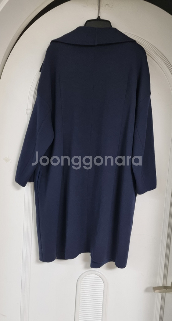 백화점 한섬마인 네이비 니트 스판코트 F--1