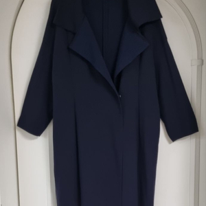 백화점 한섬마인 네이비 니트 스판코트 F