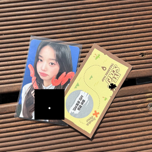 아이브 팬콘서트 장원영 다이브존 사인포카