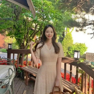 아옳이 김민영 쇼핑몰 로아르 니트 원피스 (004)