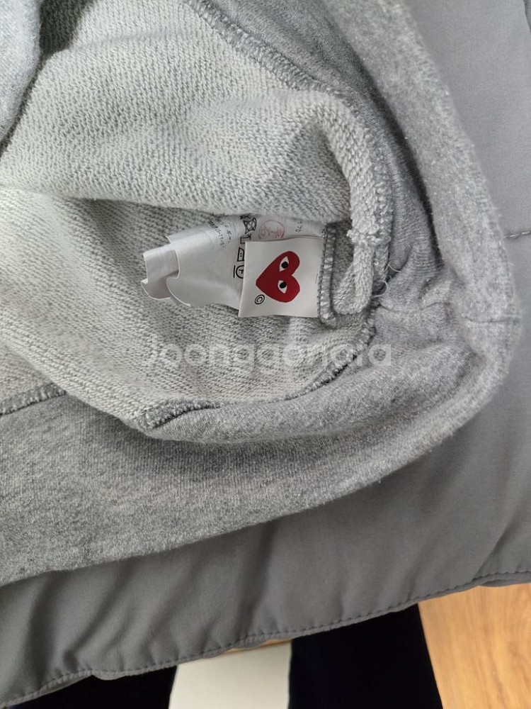 꼼데가르송 플레이 후드티 L--1