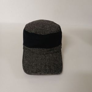 닥스골프 헤링본 울 군모모자