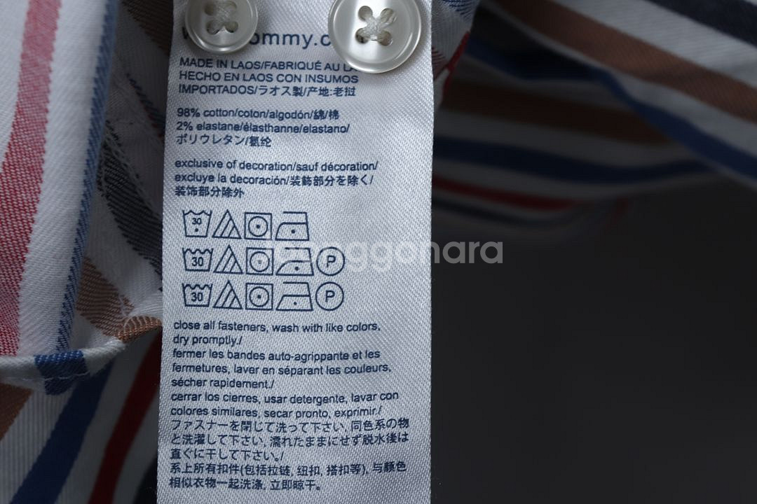 (M) 타미힐피거 셔츠 남방 스트라이프 올드스쿨--6