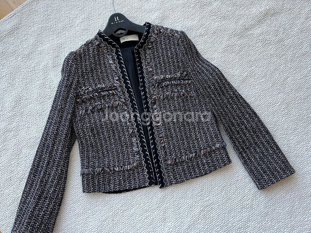 잇미샤 트위드 자켓 판매--0