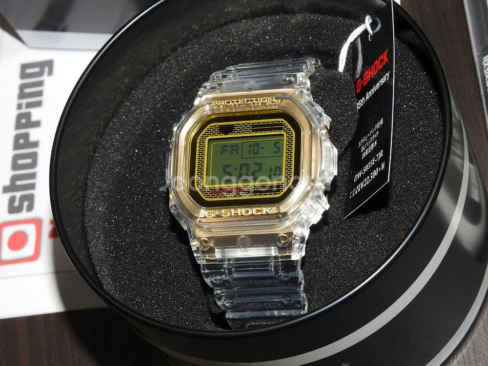 구매) 지샥 35주년 dw-5035e 글래시어골드--1