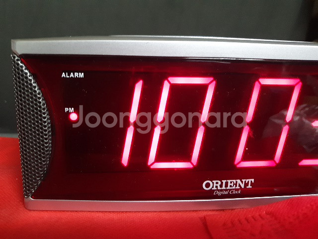 오리엔트 코드연결 led탁상 알람 시계--0