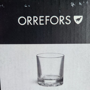 오레포스(ORREFORS) 캐럿 온더락 잔세트