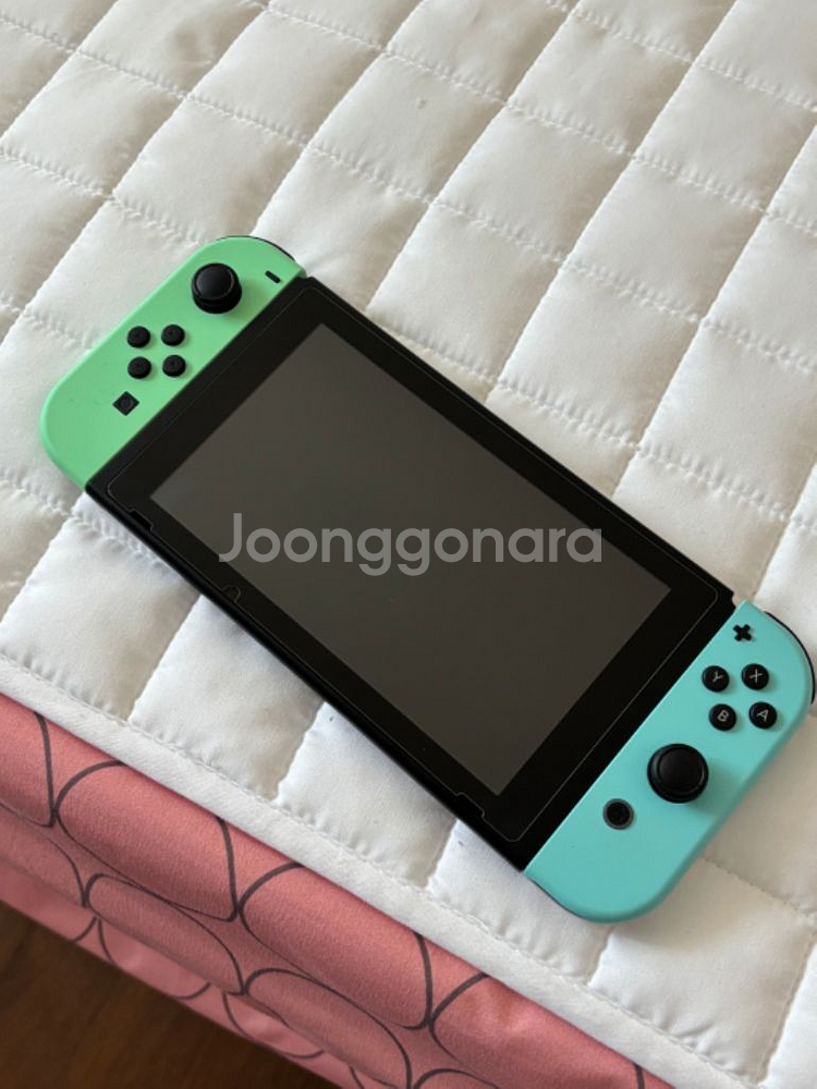 S급 닌텐도 스위치 모여봐요 동물의숲 에디션 풀박스--1