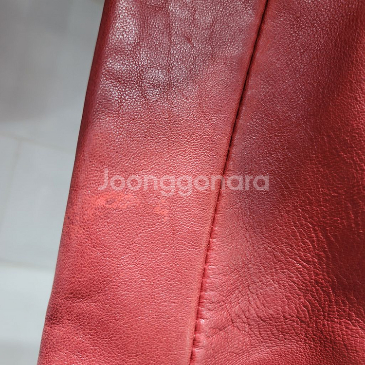 보브 가죽 라이더자켓--2