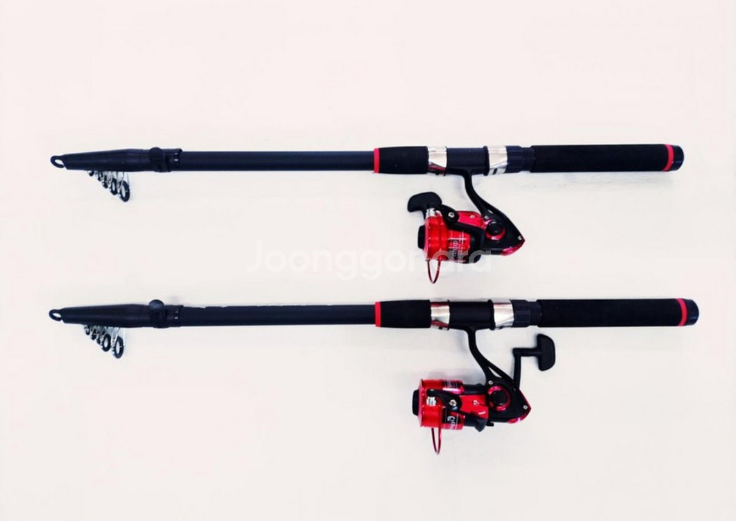 원투낚시대3.6m2대+5000번릴2대+릴줄,바다민물겸용--0