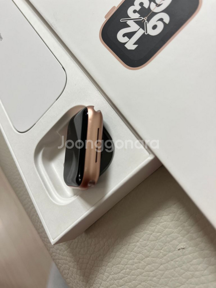 애플워치se1 정품 풀박스 판매(로즈골드 색상)--9