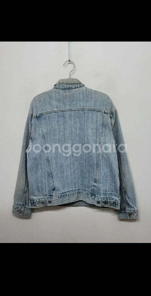 (L) 리바이스 청자켓 연청 빈티지 데님자켓 레드탭--5