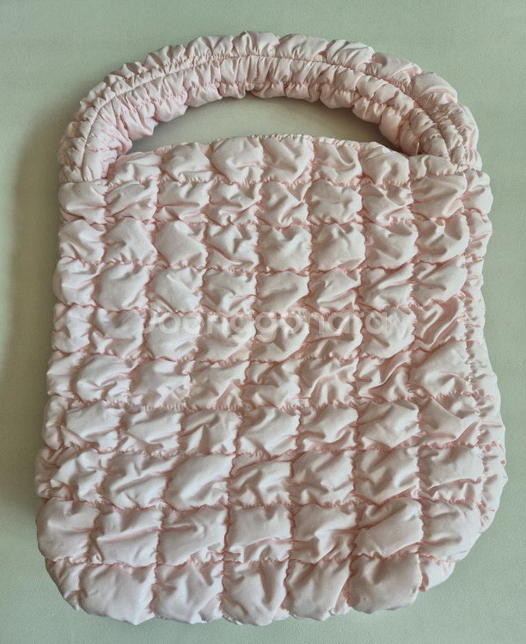 코스 미니 퀼티드 토트백 라이트 핑크--0