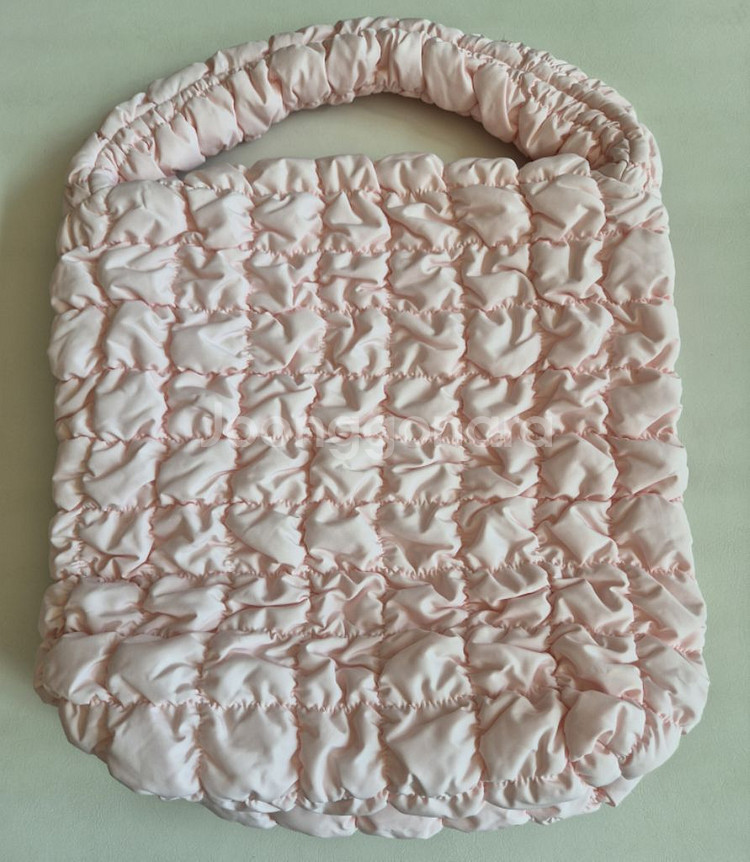 코스 미니 퀼티드 토트백 라이트 핑크--1