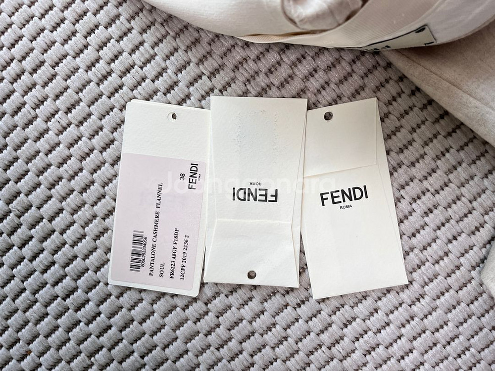 fendi 울캐시미어 혼방 바지--6