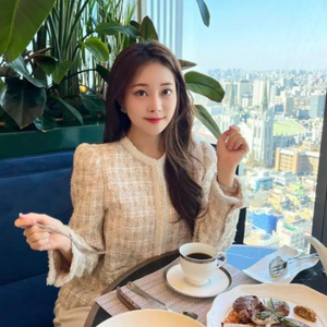 아옳이 김민영 쇼핑몰 로아르 트위드 자켓 (002)