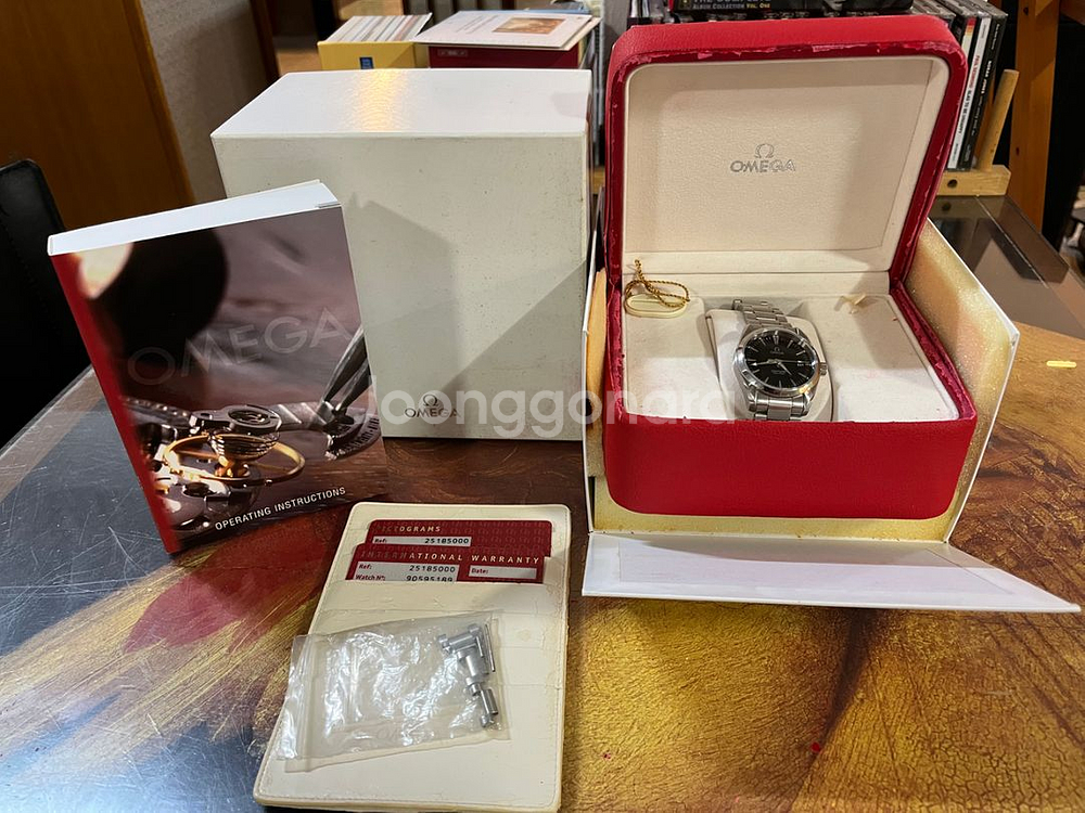 오메가 아쿠아테라 검판 36mm (2518.50)--0
