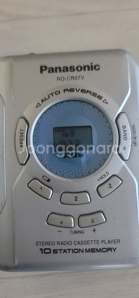 파나소닉 라디오 카세트 플레이어--1