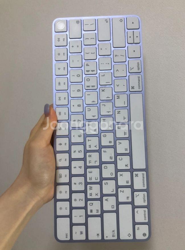 아이맥 m1 24인치 라벤더 512GB 8GB 8코어--4