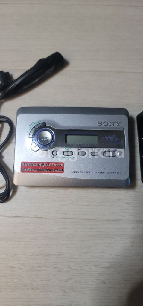 소니 AM/FM 라디오 카세트 플레이어--1
