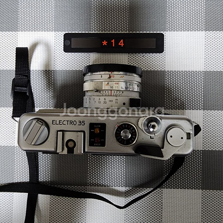 야시카 일렉트로 35 gsn 필름카메라 실버바디--2