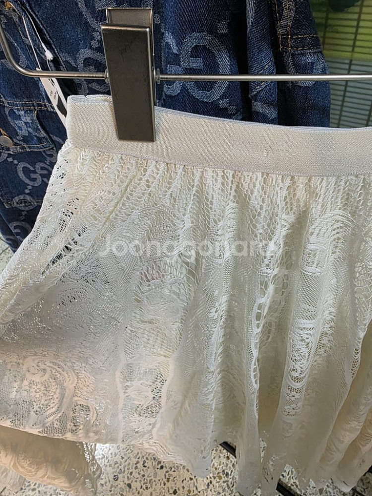 세일 고급 레이스 롱스커트--3