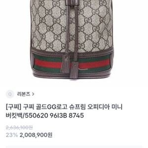 구찌 오디피아 버킷 비니