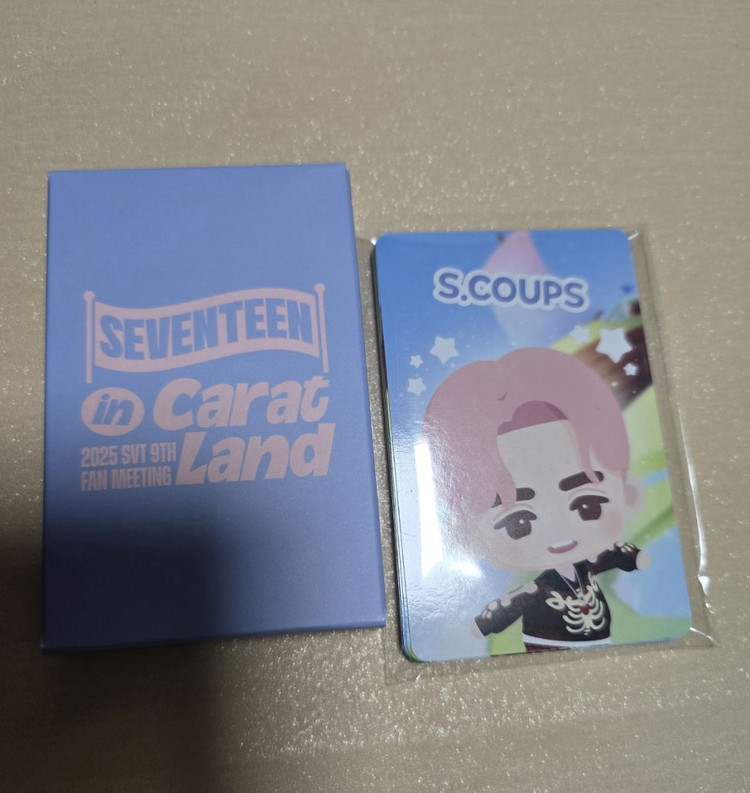 세븐틴 2대키링&10주년캐럿존카드 이미지
