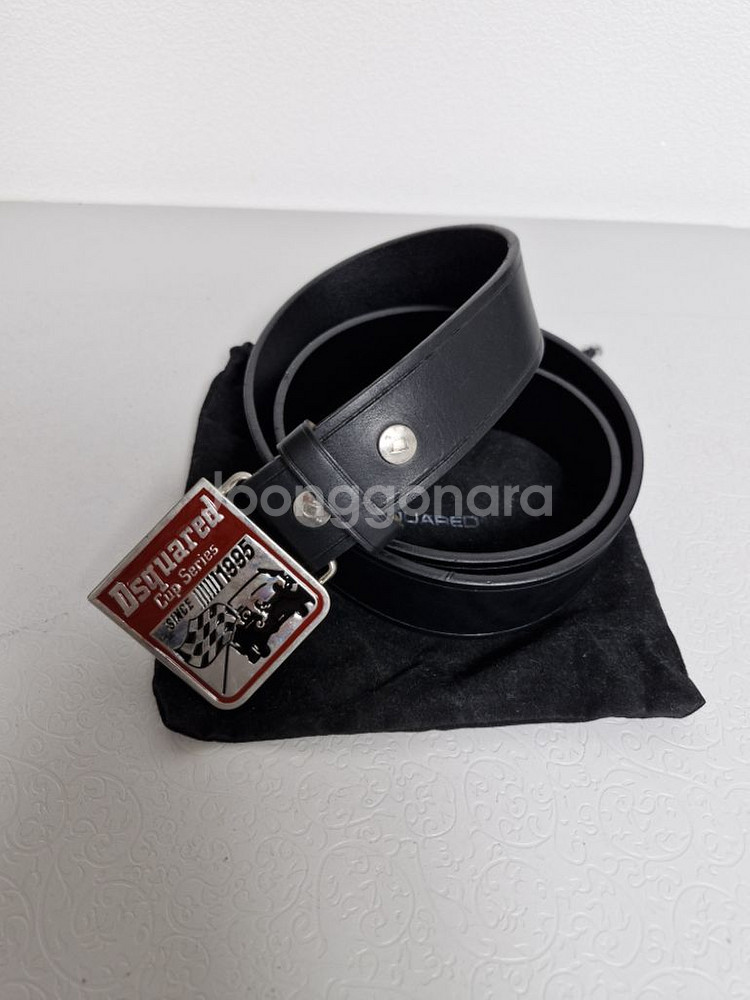 디스퀘어드2 이태리 통가죽벨트 정품입니다--3